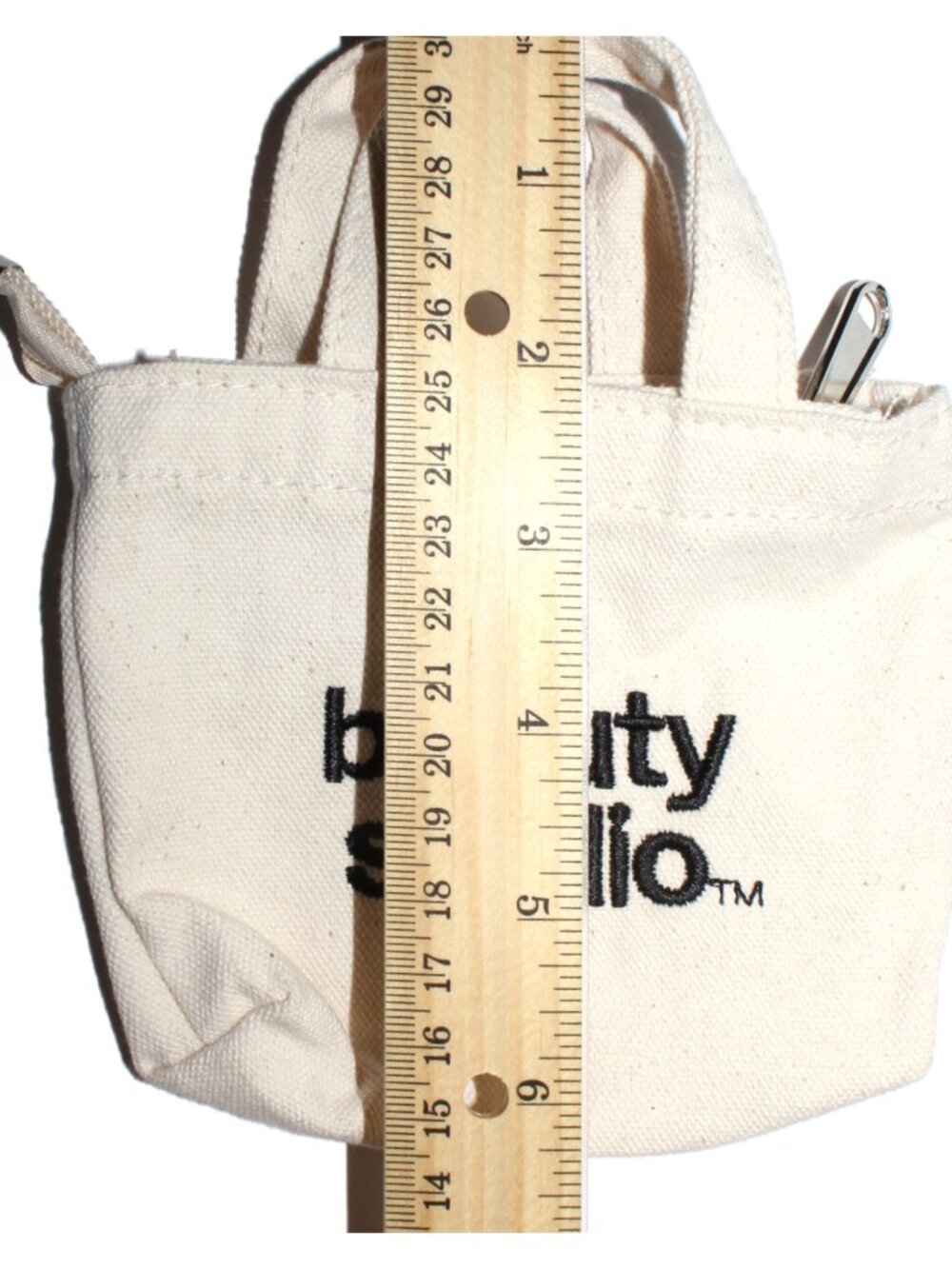 Target Beauty Studio Limited Edition Collectible Mini Canvas Tote Bag Keychain - Picture 6 of 14